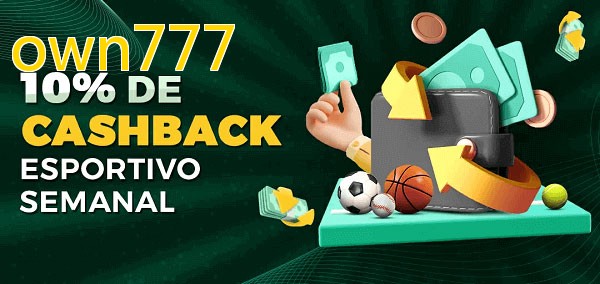 10% de bônus de cashback na own777