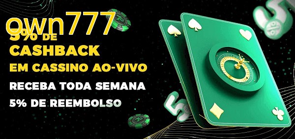 Promoções do cassino ao Vivo own777